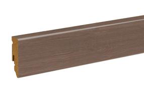 Плинтус Domoletti 544366 FU062L FOEI478, 240 см x 5.8 см x 1.5 см, дубовый цв.