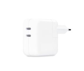 Nešiojamo kompiuterio įkroviklis Apple Dual USB-C Power Adapter, 35 W, 100 - 230 V