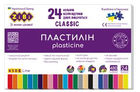 Plastilinas Zibi 1.ZB6236, 0.480 kg, 24 vnt.