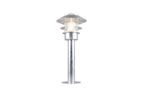 Pastatomas lauko šviestuvas Trio, 10W, E27, IP44, pilka sp., 22 cm x 50 cm
