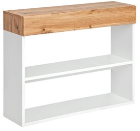 Piekaramais apavu plaukts ASM Easy Typ 08, ozolkoka krās./balta krās., 100 cm x 30 cm x 80 cm