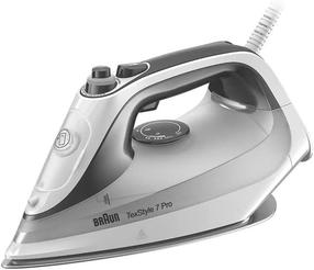 Gludeklis Braun TexStyle 7 Pro SI 7149WB, balta krās./pelēka krās.