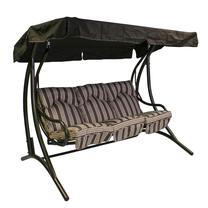 Lauko sūpynės Home4you Montreal, ruda sp., 205.5 cm x 125 cm x 163.5 cm