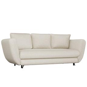 Sofa-lova Saris, smėlio sp., 248 x 104 cm x 99 cm