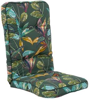 Lauko kėdės pagalvėlė Patio Royal / Lena G058-02PB, mėlyna sp./geltona sp./žalia sp., 124 x 48 cm