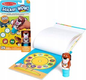 Lipdukai, rinkinys Melissa & Doug Sticker WOW!, įvairių spalvų, EN