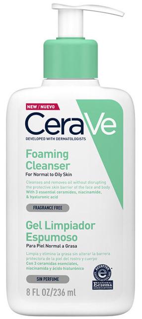 Veido prausiklis Cerave Foaming Facial Cleanser, 236 ml
