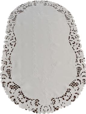 Stalo takelis ovalas Mariall OH-150-A, balta sp., 90 x 150 cm