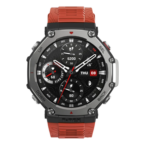Viedais pulkstenis Amazfit T-Rex 3, oranža krās.