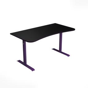 Стол для компьютерных игр Arozzi Arena ARENA-MEDIUM-PP, 140 см x 75.5 см, 71 см, черный цв./фиолетовый цв.