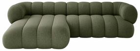 Kampinė sofa Cosmopolitan Design Koge Eden 12, žalia sp., kairinė, 165 x 270 cm x 70 cm