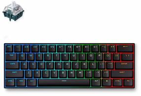 Laidinė žaidimų klaviatūra Mchose Ace 60 Pro Ace60-5A TTC Uranus Magnetic Switch-SE, Anglų (US), juoda sp.
