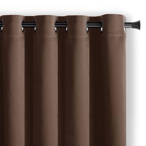 Pimendav kardin Restilo Blackout, pruun v., 140 cm x 270 cm