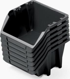 Ящик для инструментов Prosperplast KBISS22-S411, 21.4 см x 23.8 см x 19.8 см, черный цв.