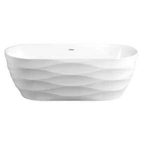 Vonia, laisvai pastatoma AMO-1104D, 170 cm x 75 cm x 58 cm, ovalas, balta sp.