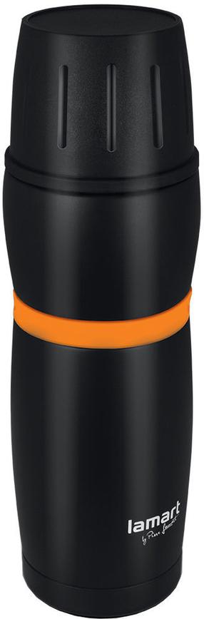 Termopuodelis Lamart Vacuum 4054, 0.480 l, juoda sp./oranžinė sp.