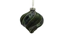 Eglutės žaisliukas Christmas Touch EBB440065, aukso sp./žalia sp., 8 cm, stiklas