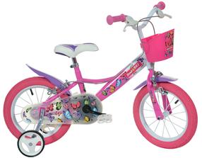 Vaikiškas dviratis Bimbo Bike Butterfly 77336, rožinė sp., 14"