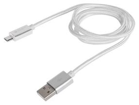 Vads Natec, Micro USB type B/USB 2.0 Type A, sudraba krās.