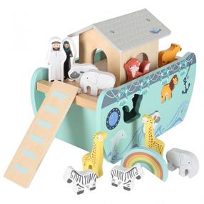 Formu škirotājs 2in1 Noahs Ark, 21 cm, daudzkrāsaina, 9 gab.