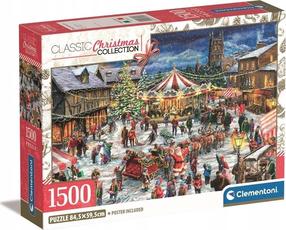 Пазл Clementoni Christmas Fair 31725, 59.2 см x 84.3 см, 1500 шт., многоцветный