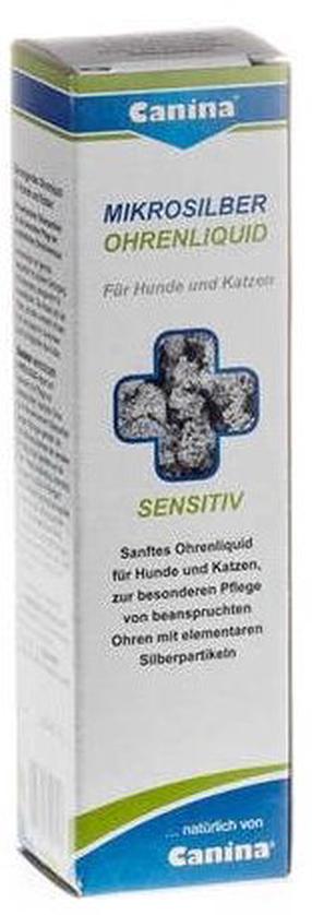 Akių lašai gyvūnams Canina Microsilver Ear Drops CN42608, 50 ml
