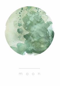 Paveikslas DecoKing Fullmoon, 40 cm x 50 cm