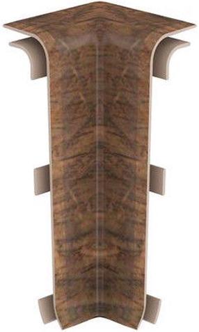 Внутренний угол плинтуса Vox Esquero Duo Skin 612, 2.2 см x 2.2 см, коричневый цв., 2 шт.