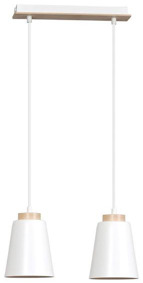 Šviestuvas kabinamas Emibig Bolero 2 443/2, E27, 2 x 15 W, balta sp. / balta sp., 14 x 16 cm