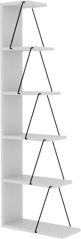 Pastatoma lentyna Kalune Design Tlos 854KLN3607, balta sp., 150 cm x 22 cm x 50 cm