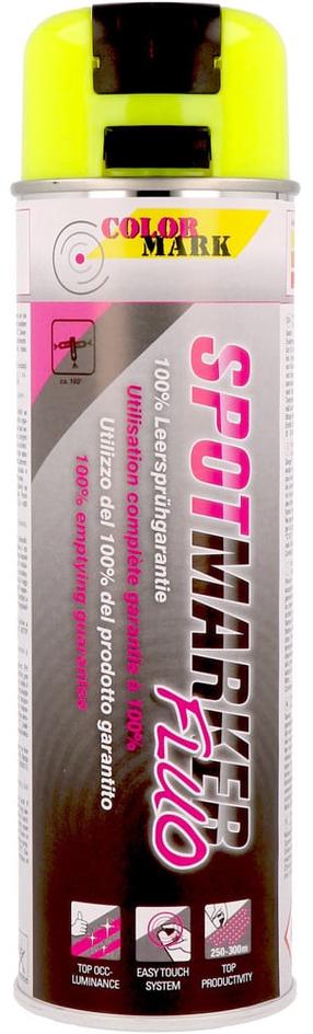 Aerozoliniai dažai Motip Colormark Spotmarker Fluo 500ml, žymėjimui, geltona sp., 0.5 l