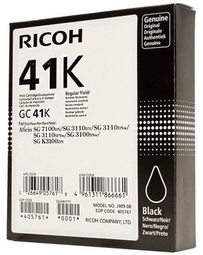 Tintes printera kasetne Ricoh 405761, melna krās.