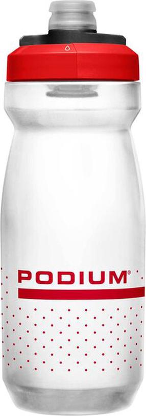 Joogipudelid- ja sheikerid Camelbak Podium, valge v./punane v., polüpropüleen (pp), 0.62 l