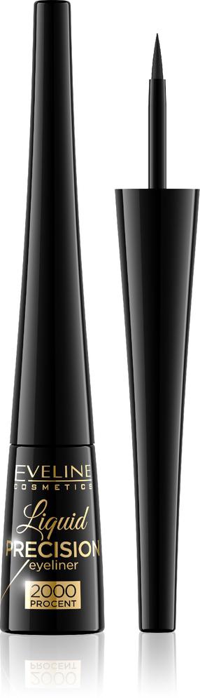 Akių apvadas Eveline Liquid Precision, juoda sp. black