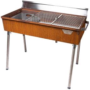 Гриль для барбекю GrillSymbol, 65 x 116 cm x 90 см cm