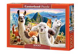 Puzle Castorland Llamas Selfie 1000 el. C-104758, 47 cm x 68 cm, 1000 gab., daudzkrāsaina