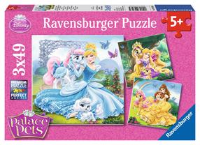 Puzle 3in1 Ravensburger Princesses 093465, 147 gab.