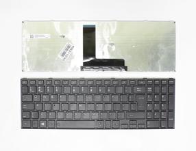 Sülearvutite klaviatuurid Toshiba, must v.