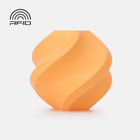Kvēldiegs Bambu Lab PLA Pure Apricot (17300) / Filament with spool, aprikožu pasteļkrāsa krās.