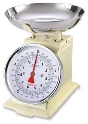 Virtuvinės svarstyklės Terraillon Tradition 500 Dual Cream Terraillon, 5 kg