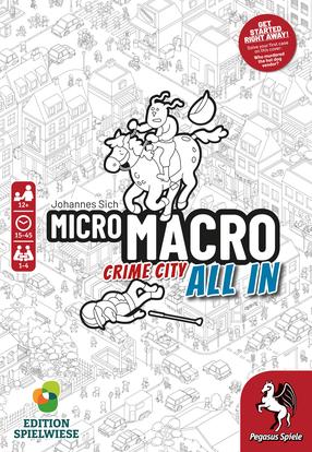 Настольная игра Pegasus Spiele MicroMacro Crime City All In, EN