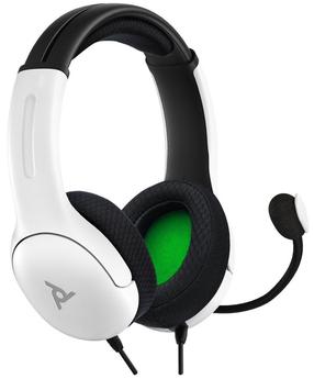 Juhtmega kõrvaklapid PDP Gaming Lvl40, valge v./must v.