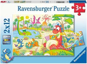 Pusle 2in1 Ravensburger My Dino Friends 05246, 19.2 cm x 27.4 cm, 24 tk, mitmevärviline