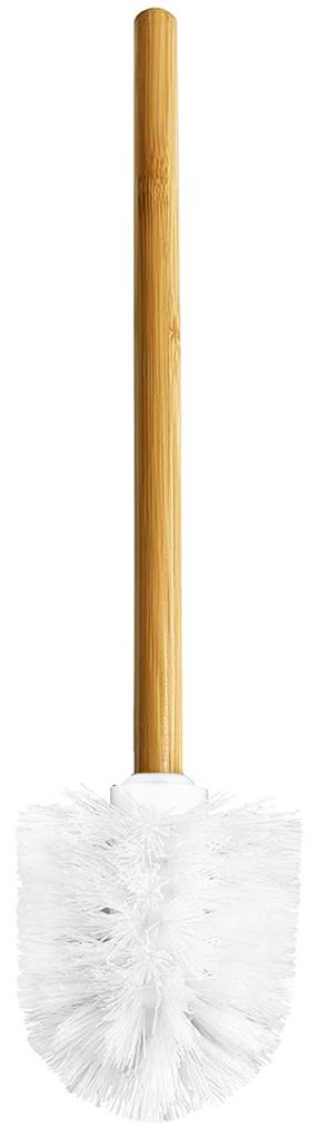 Tualetes birste Sepio Bamboo, brūna krās./balta krās., 8 cm x 36 cm x 8 cm