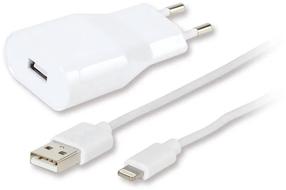Telefoni laadija Vivanco, USB, 120 cm, valge v.