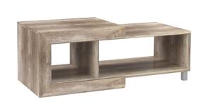 Kohvilaud Forte Genetic, tamm v., 130.2 cm x 60.2 cm x 49.5 cm