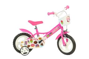 Vaikiškas dviratis Bimbo Bike 124RL, rožinė sp., 12"