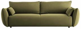 Sofa-lova Cosmopolitan Design Matera Velvet Salvador 8, žalia sp., 108 x 240 cm x 86 cm