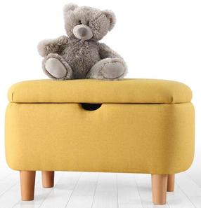 Pufs Hanah Home Moouv 3332, dzeltena krās., 37 cm x 61 cm x 40 cm