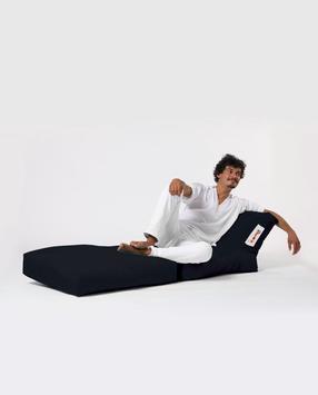 Sėdmaišis Hanah Home Siesta Sofa Bed 248FRN1214, juoda sp.